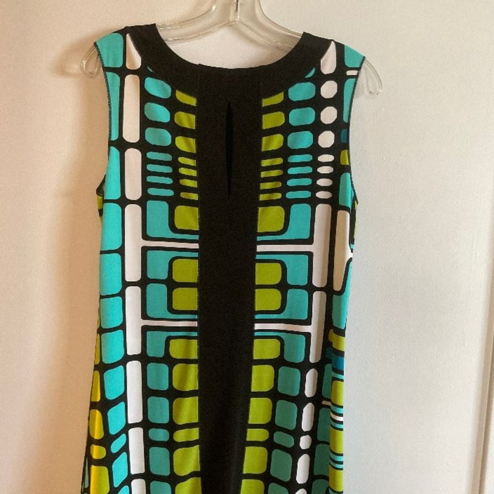 Fun Evovorro Retro Print Dress/Tunic Top - size small
